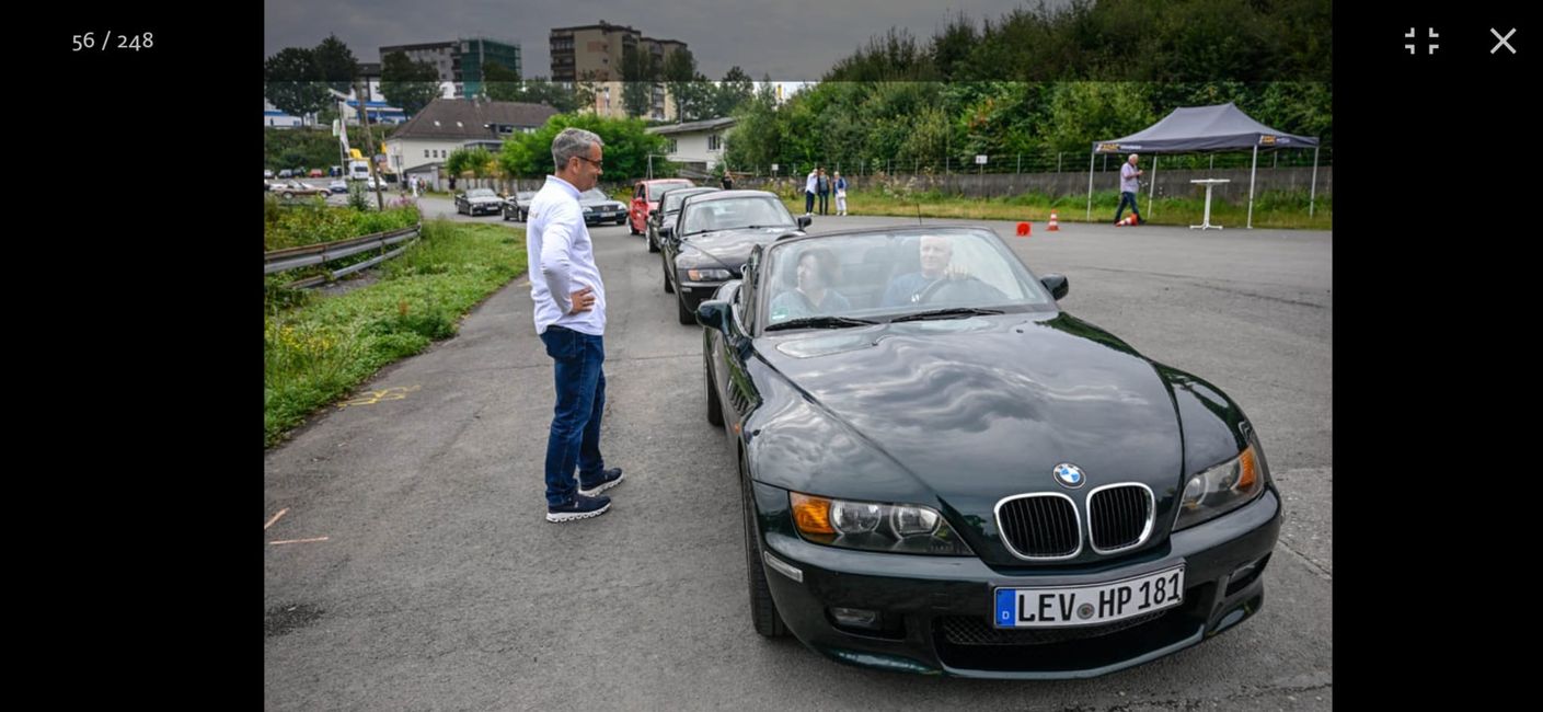 Beim Start zur Rally