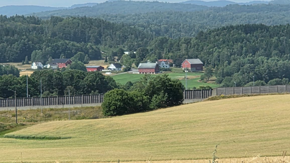 Von Porsgrun - Horten - Fähre nach Moss