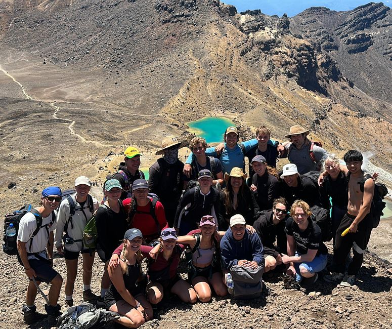 El Rancho group at Tongariro Crossing