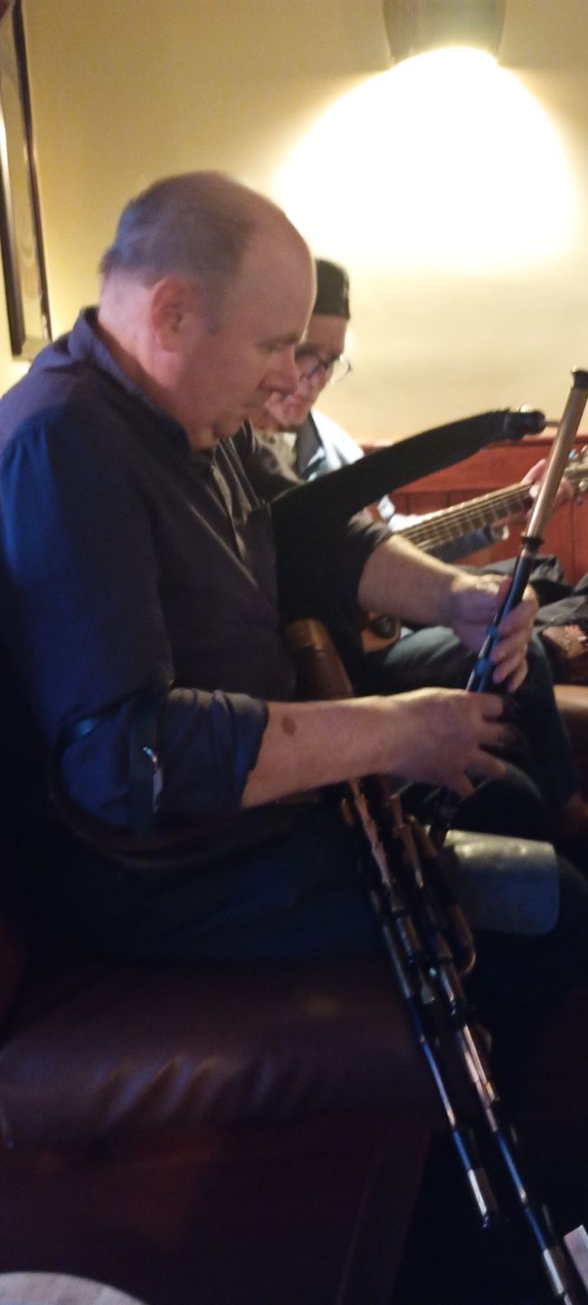 Joueur de cornemuse irlandais