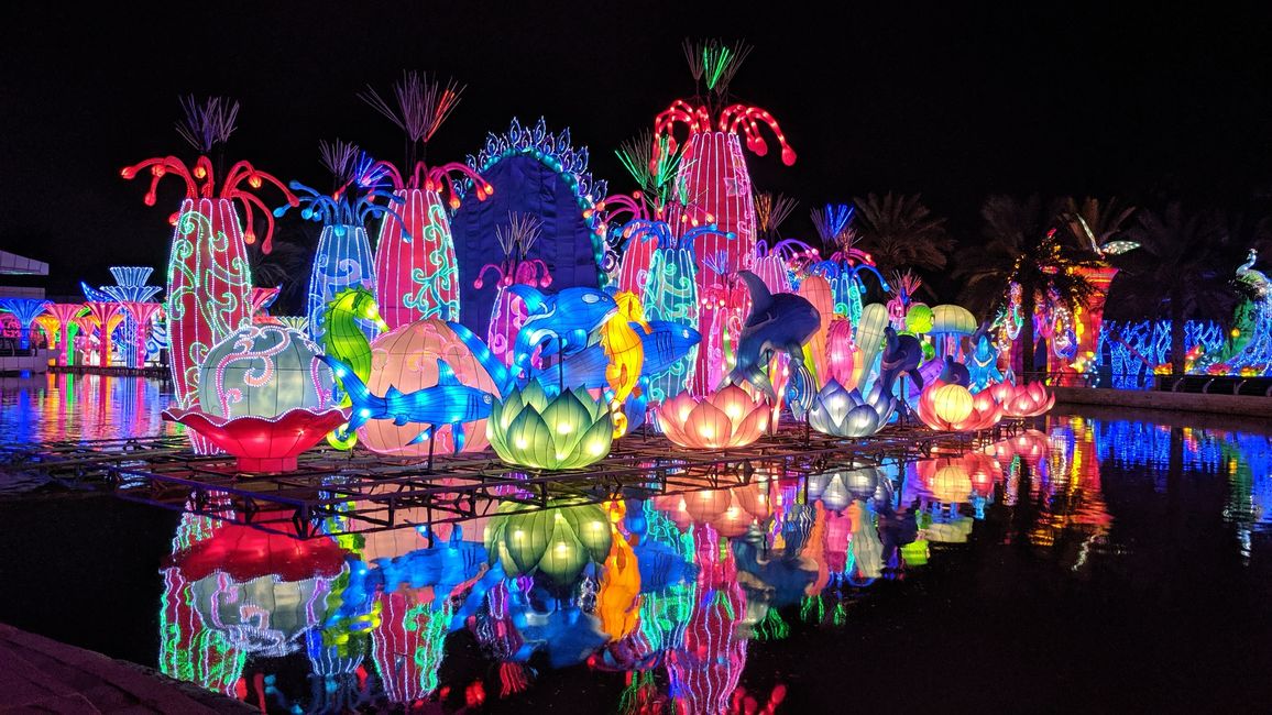 标签 11 (2019) 幻觉博物馆，迪拜框架，迪拜花园光彩与迪拜喷泉