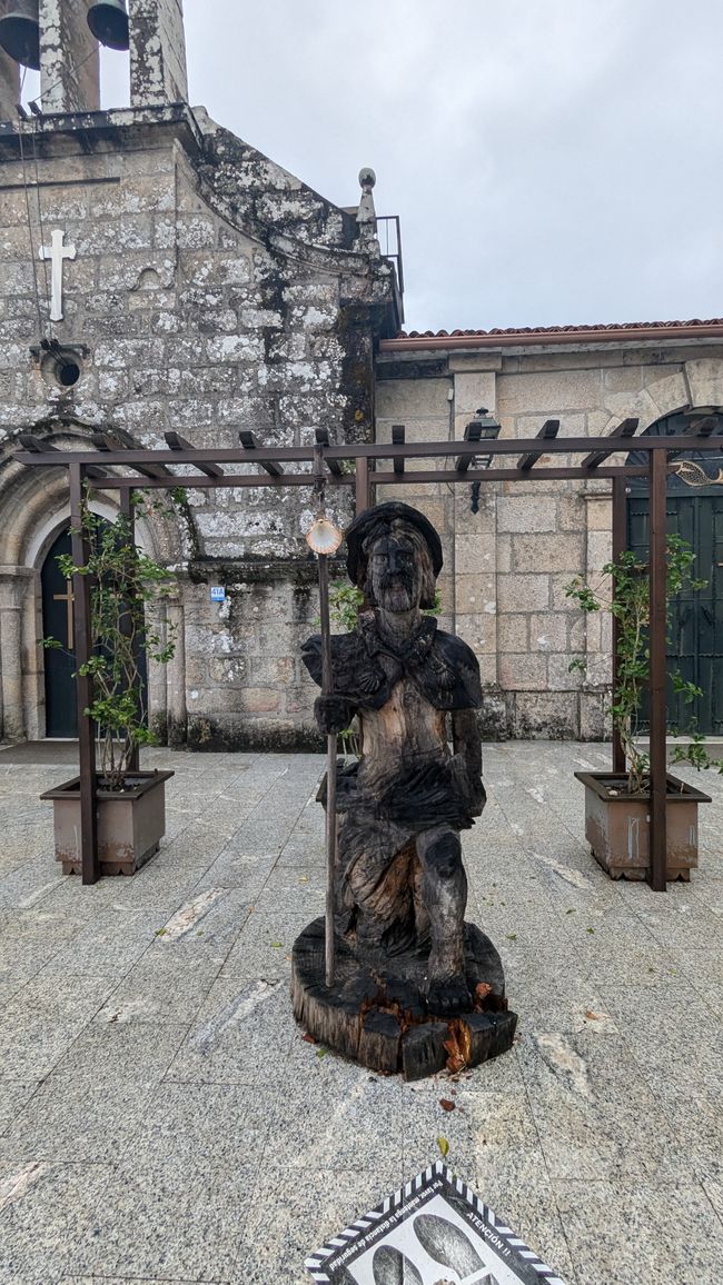 Ninth stage on the Camino Portugues da Costa from Vigo to Arcade