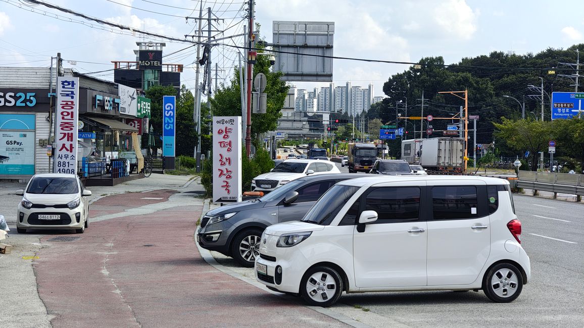 Typische kleine Autos