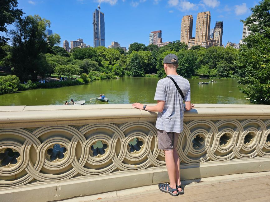 Marten en el Bow Bridge.