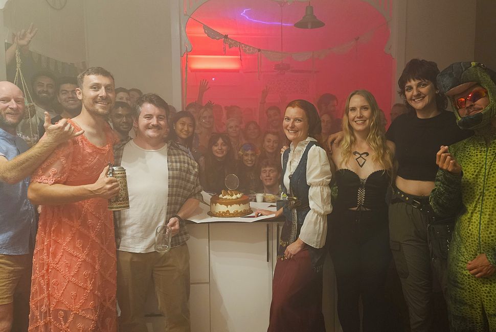 Octoberpalooza/ Festa di compleanno di Matze con torta del mio lavoro