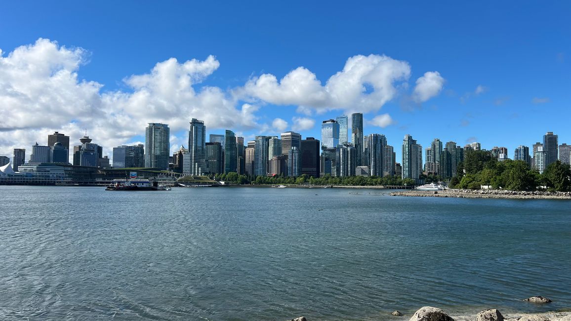 View of Downtown Vancouver from Stanley Park