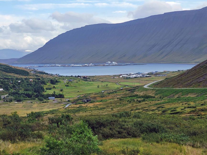 Blick auf Ísafjörður