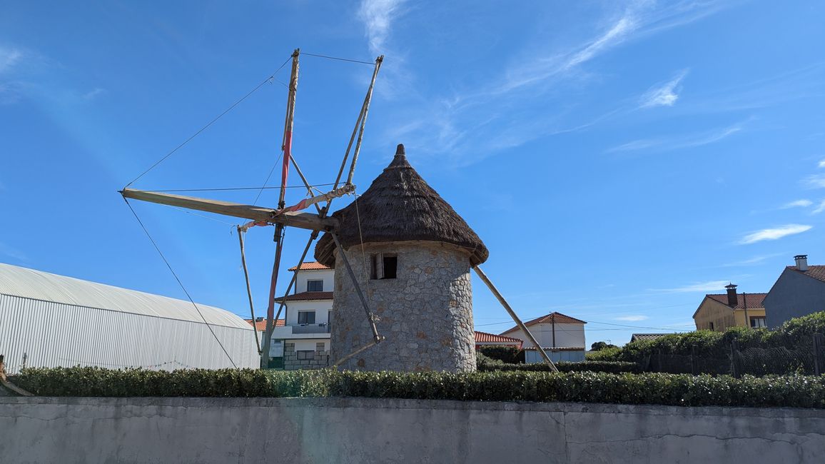 Second stage on the Camino Portugues da Costa from Povoa Varzim to Apulia Praia