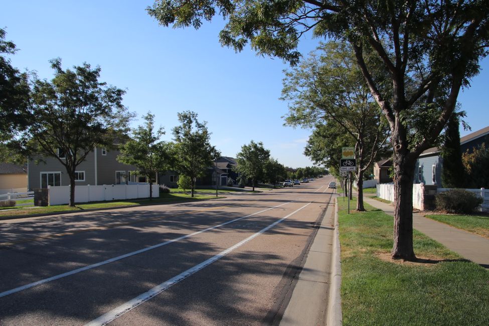 Calle en Fort Collins