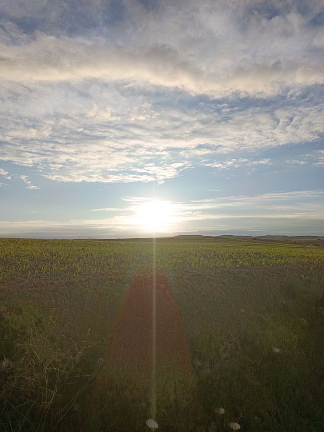 Die Sonne klopft kurz an