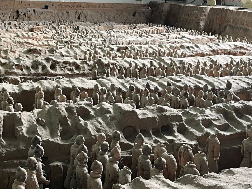 Tag 3 Sonntag Xian/Wildganspagode/Terrakotta-Armee/Stadtmauer/Theater