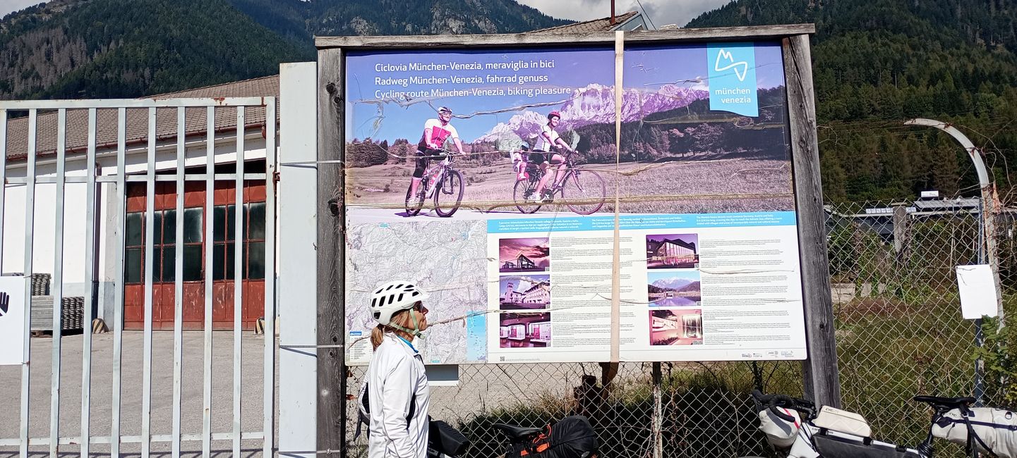 En la ruta ciclista Múnich - Venecia 