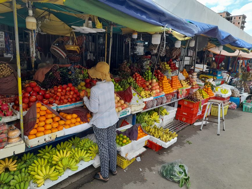 Delicious fruit on the market