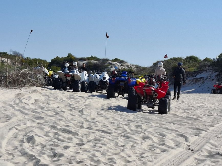 Paseo en cuatrimoto el segundo + Sandboarding