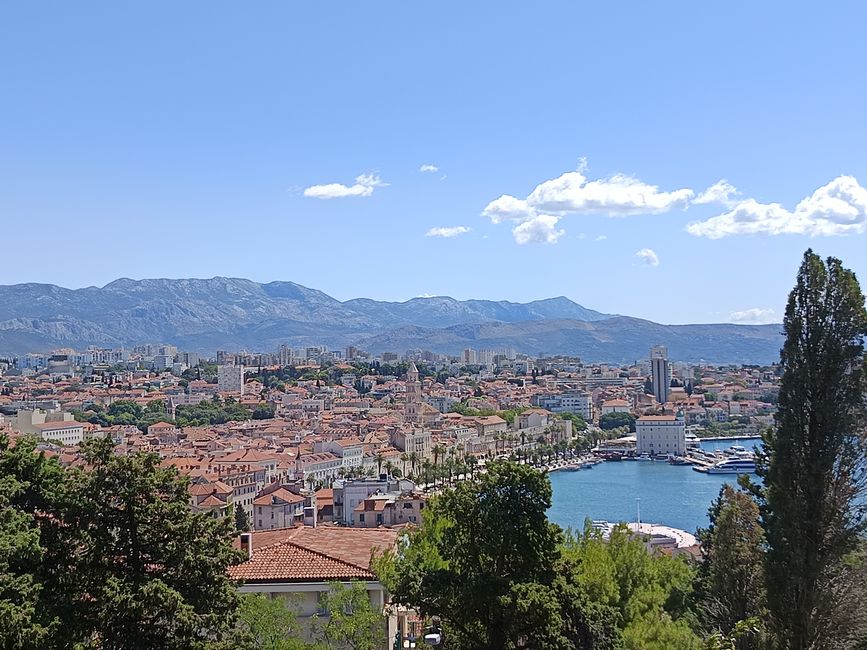 Panoramablick vom Marjan Hügel