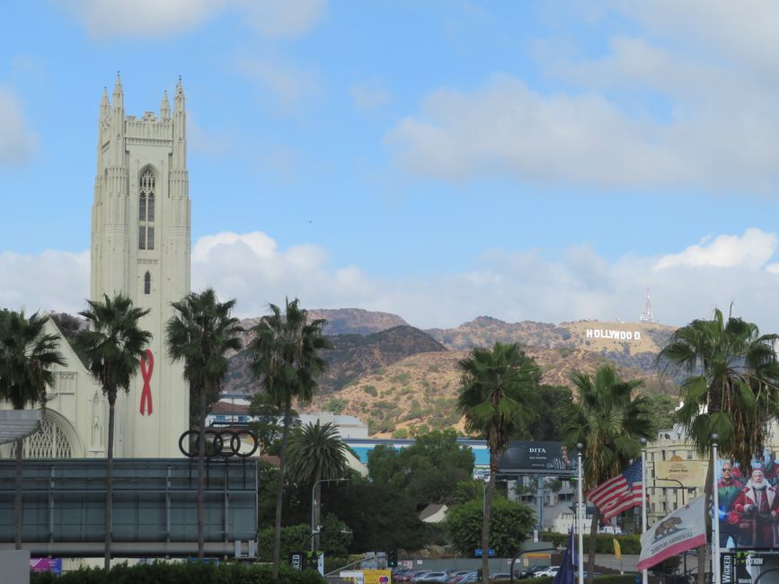 Hollywood-Sign von Hollywood ausL.A.