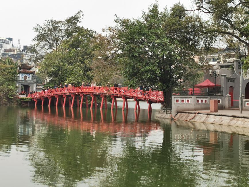 ... und nochmal die Huc-Brücke in Gänze ..
