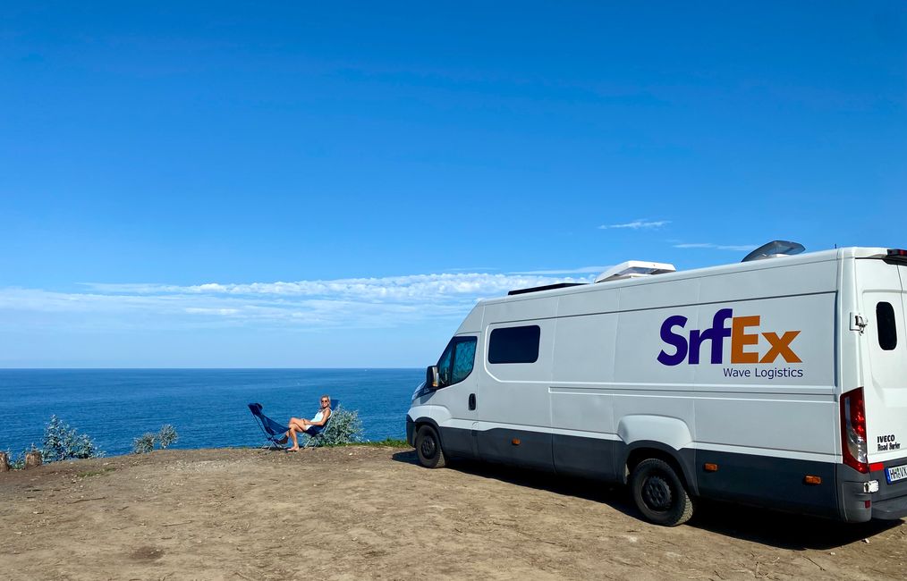 Relajación en un lugar de paso descubierto por casualidad en el Atlántico