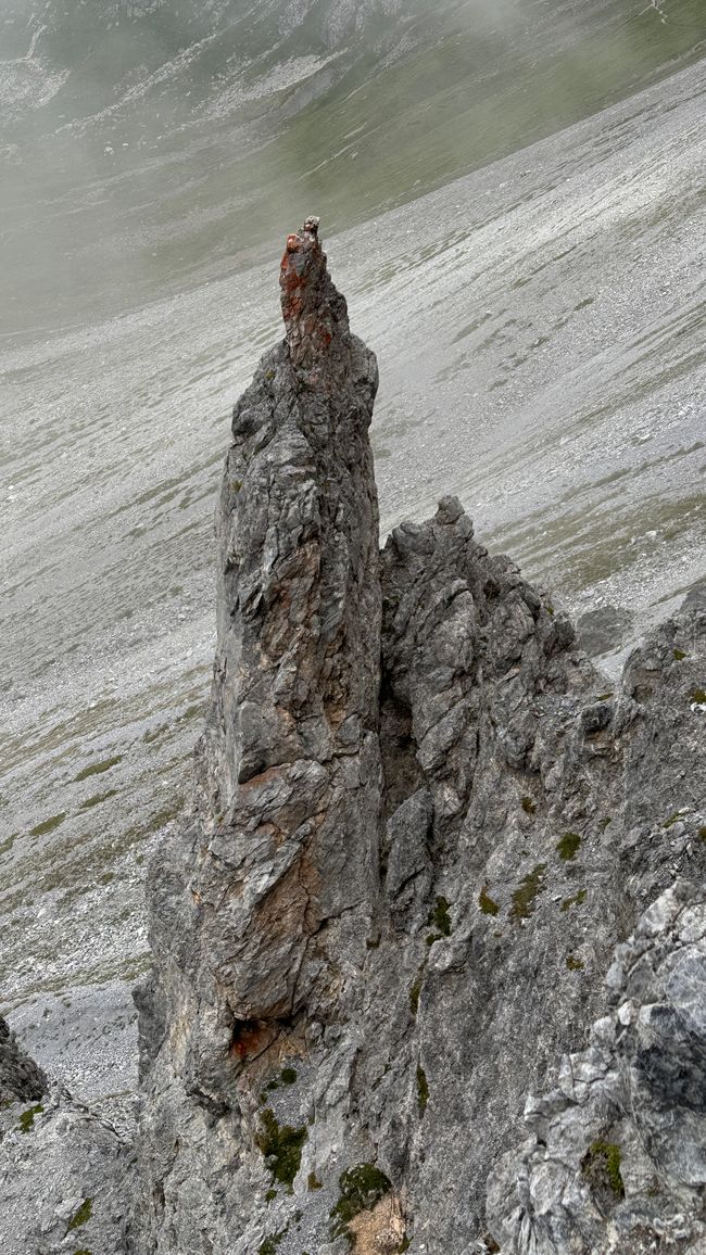 Felsenweg beim Weissfluhjoch