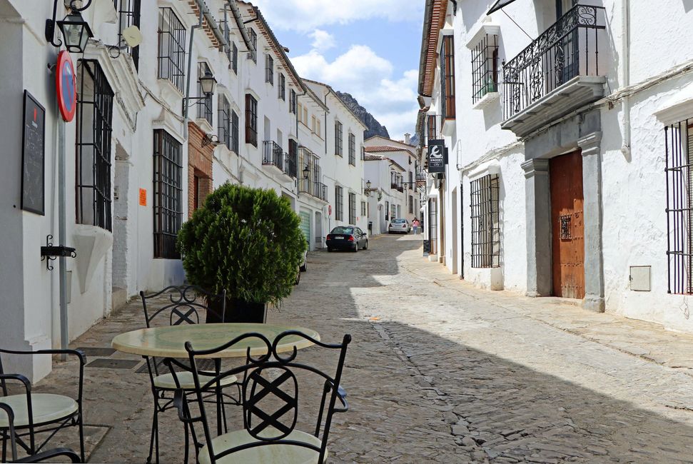 Kaffeepause in Grazalema.