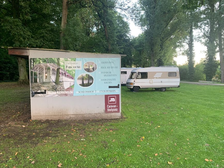 Start Richtung polnische Ostsee