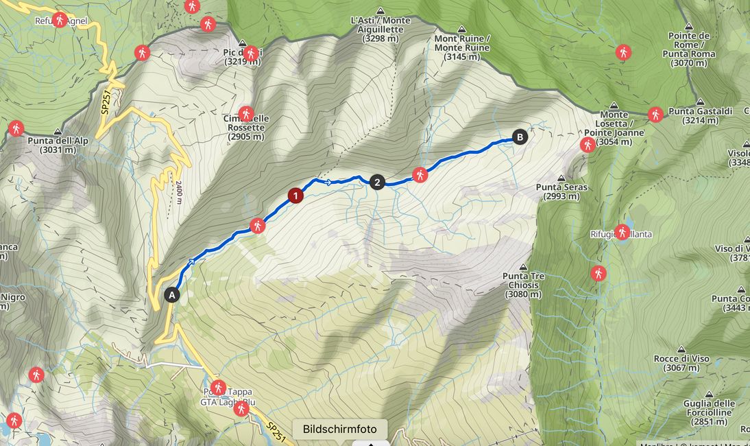 die Wanderung durch das Soustra-Tal