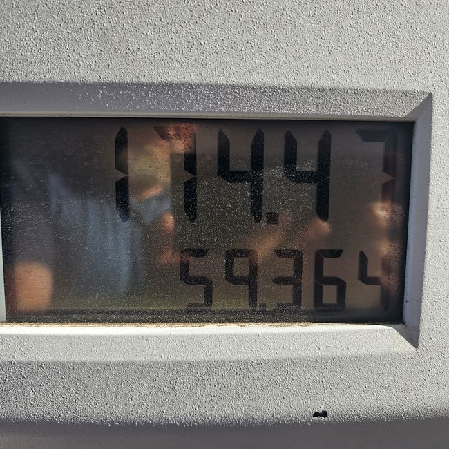 Today we drove over 400 miles