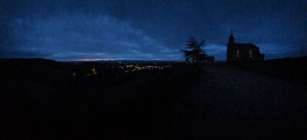 Abendstimmung über dem Beaujolais