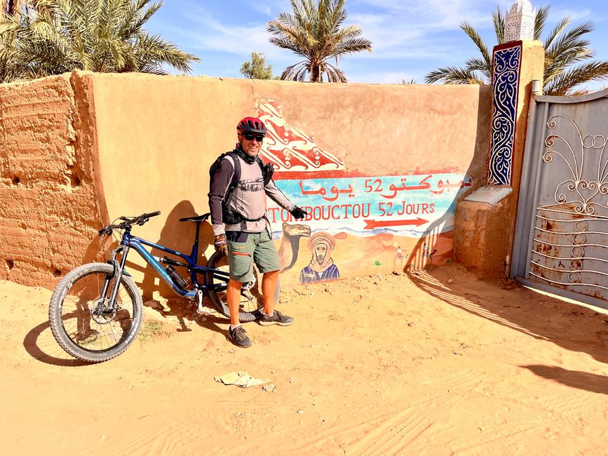 Only 52 days of travel with camels to Timbuktu from here