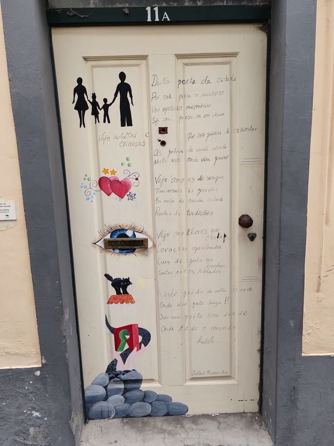 Puertas en la Rua de Santa Maria