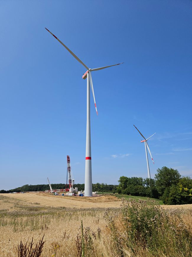 Nouvelle éolienne près de Perl