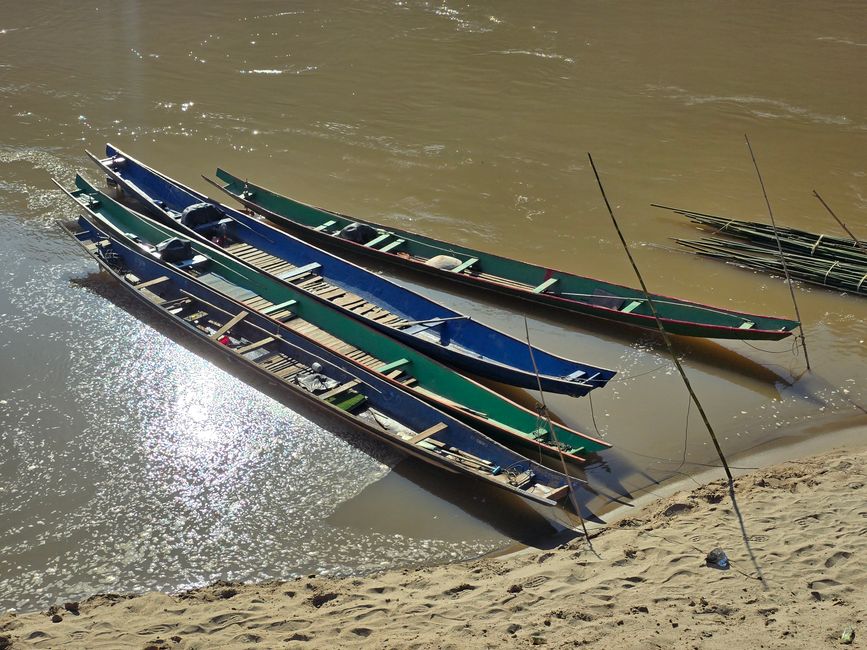 Auf dem Mekong von Luang Prabang nach Ban Houayxay
