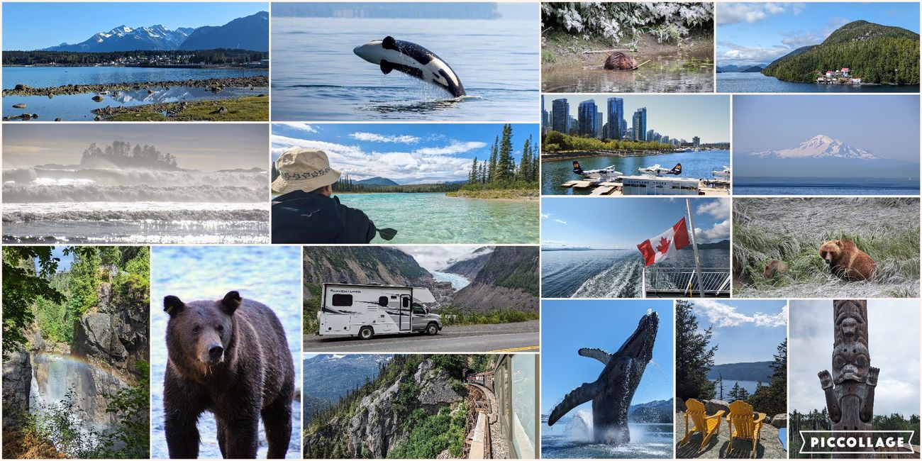 Summary / Overview in Pictures: 30 Days RV Adventure Canada