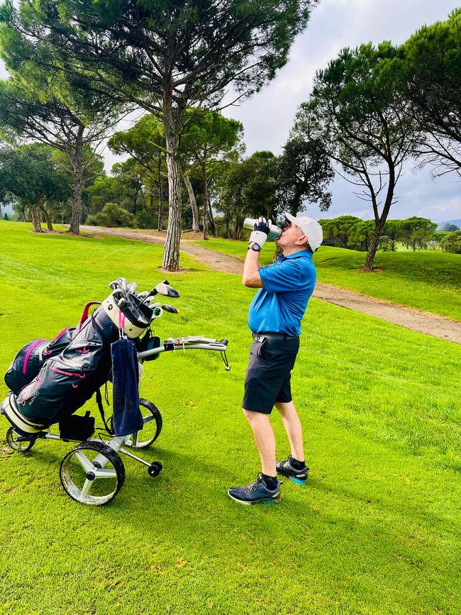 Partida de golf en Golf Costa Brava