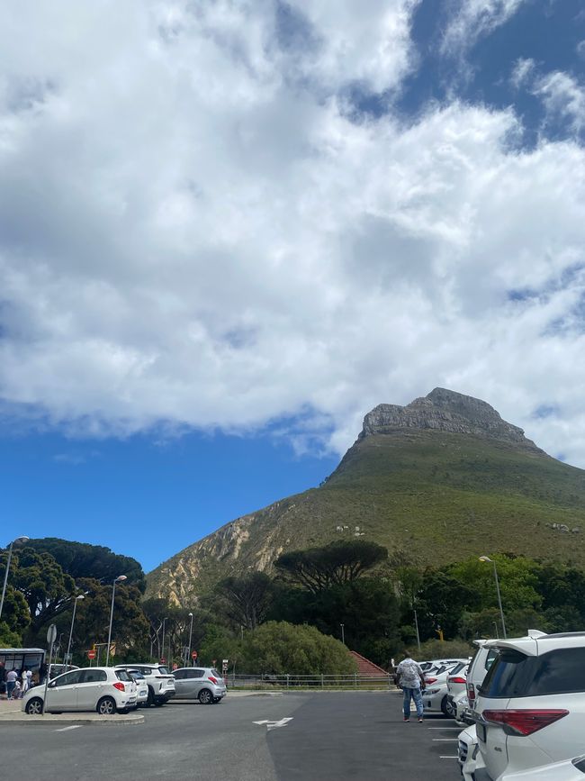 Noch kurz den Tafelberg hoch