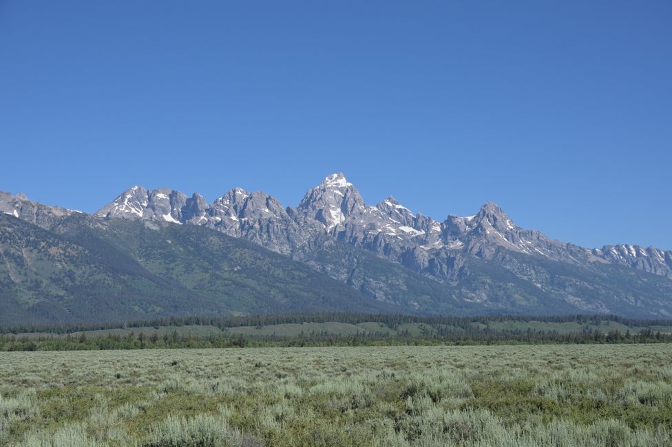 Blick zur Teton-Range