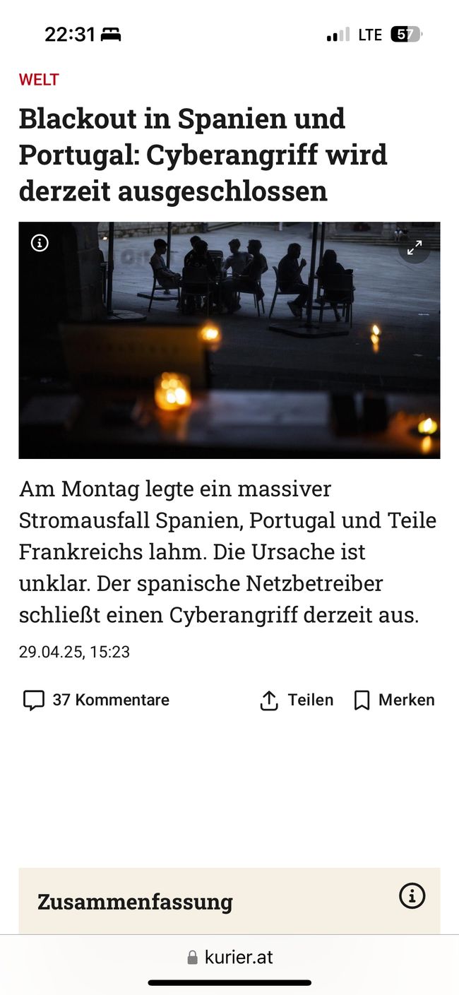 Abschied, Mataró und Stromausfall der (fast) alles lahmlegte