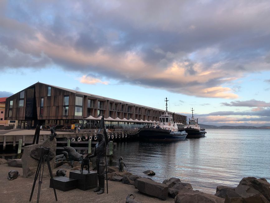 Nach dem Festival am Hafen ...