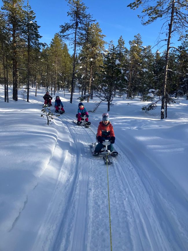 ¡Diversión en la nieve!