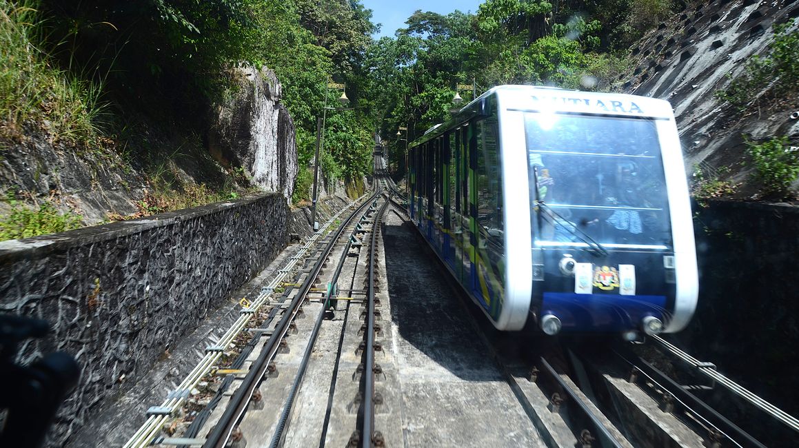 Train sur le Penang Hill