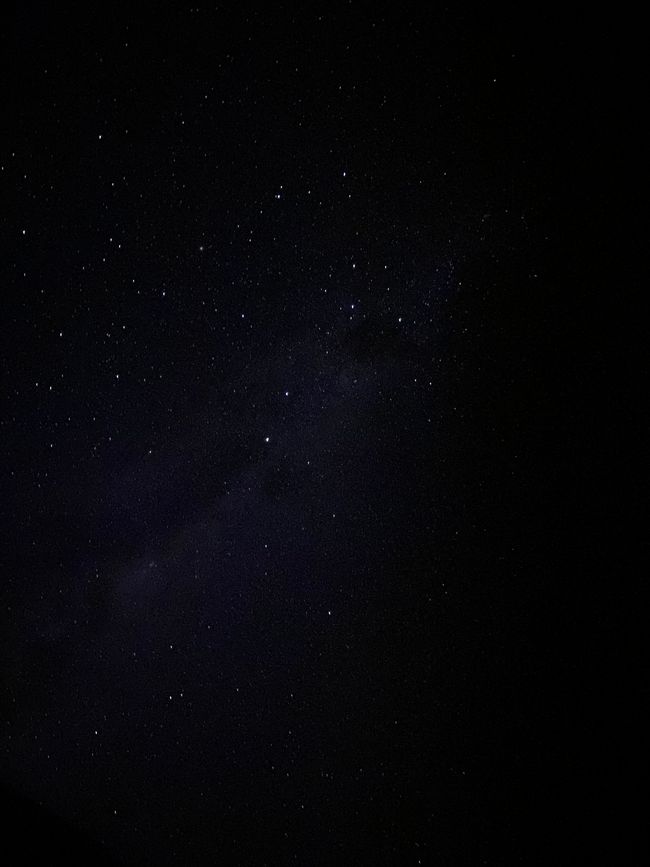 Starry sky - Milky Way from the campsite