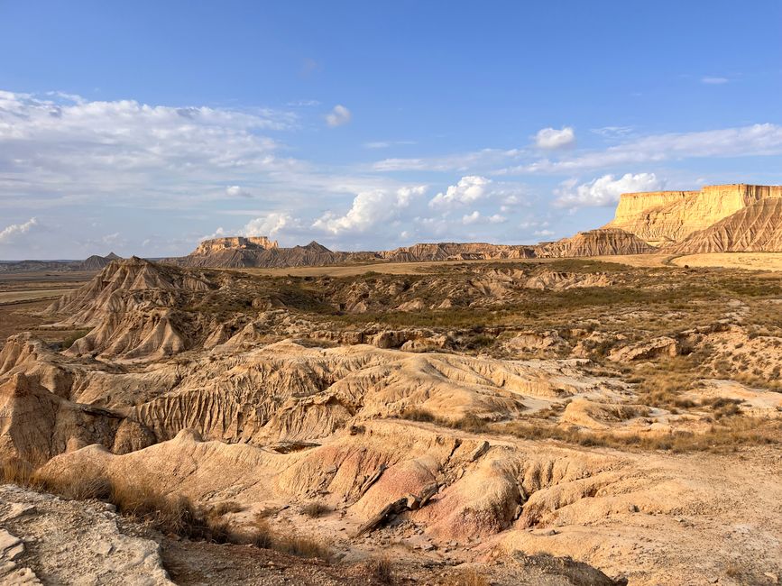 In the semi-desert, clay plains alternate with rugged mountains