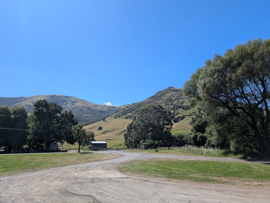 Umliegende Berge Lake Forsyth 