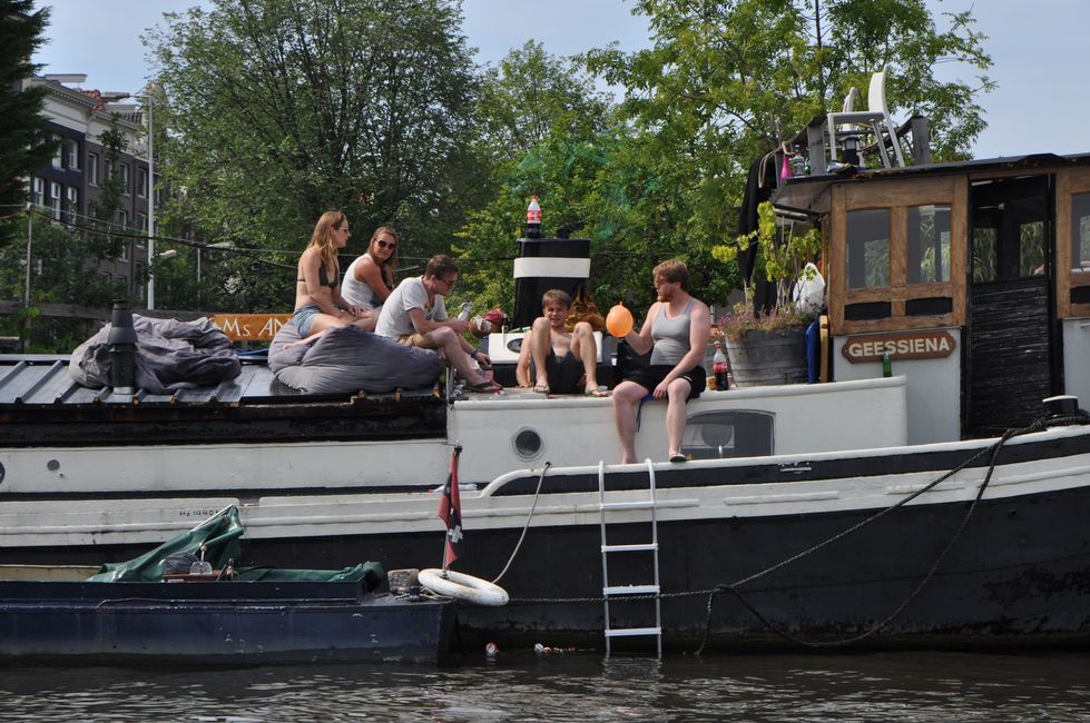Prideday in Amsterdam im August 2015