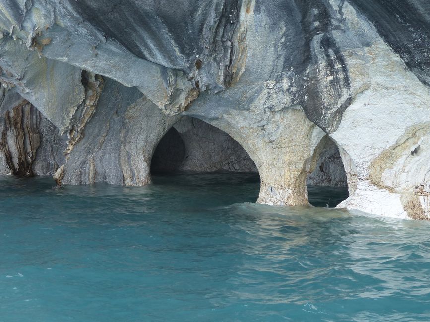 Chile, marble caves
