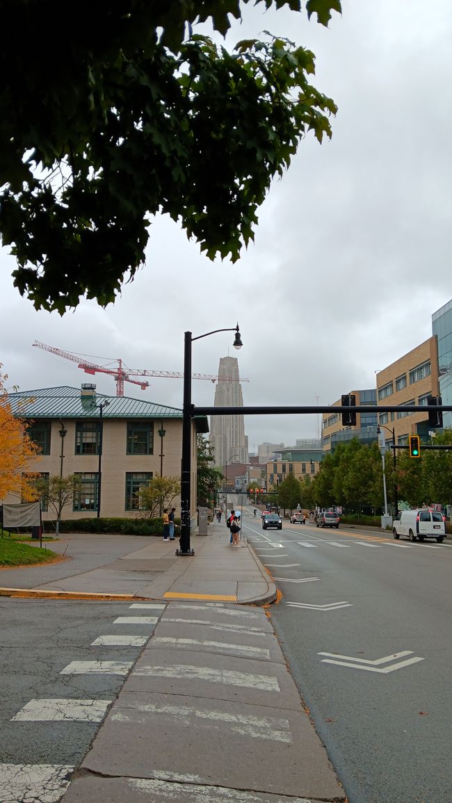 Cathedral of Learning from afar (Main building Pitt)