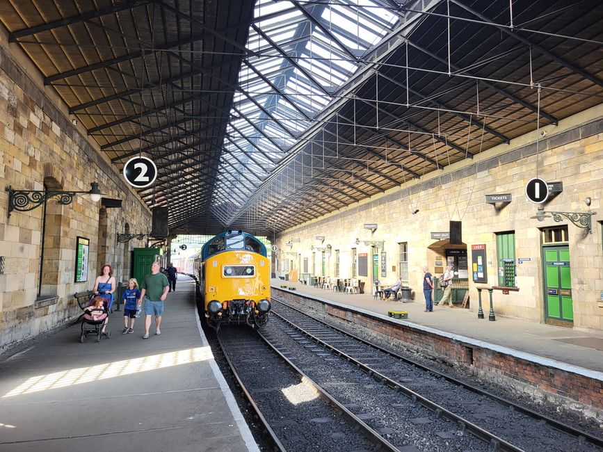 North Yorkshire Moors Railway from Pickering to Whitby - on the Hogwarts Express through Hogsmeade