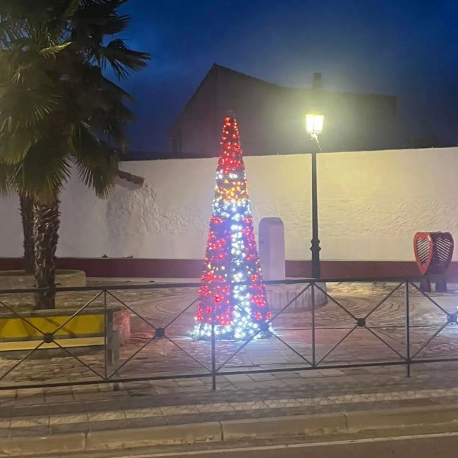 Luces de Navidad 2023-2024 de Sieteiglesias de Tormes (Salamanca)