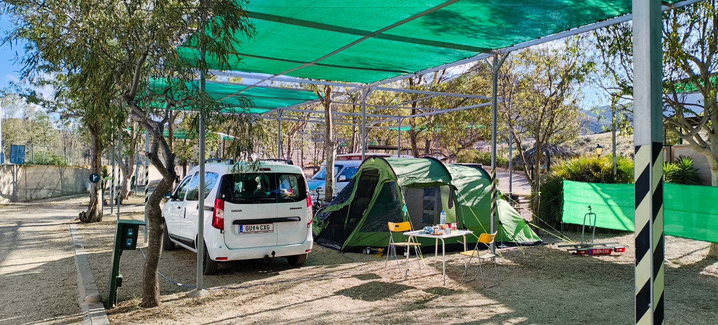 our campsite Tau, San Jose