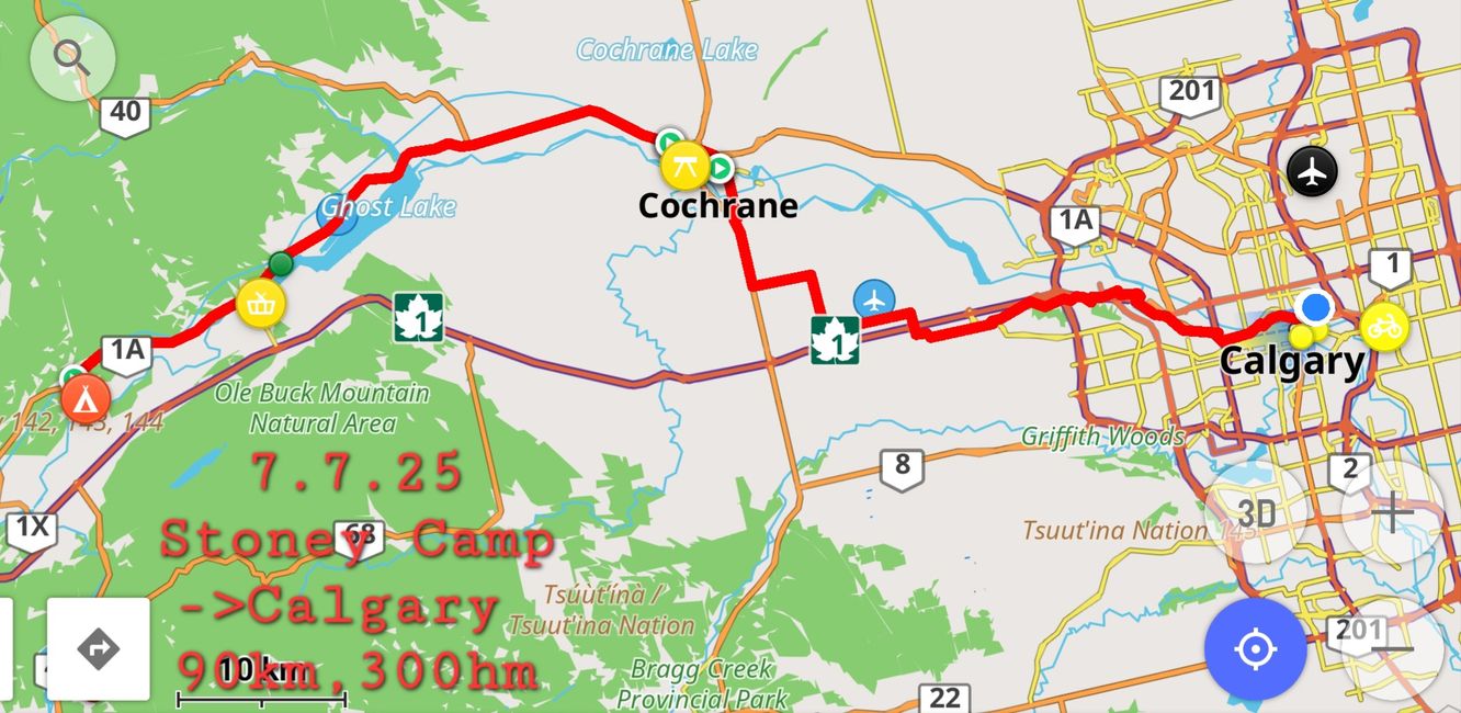 7 .7.25 letzte Etappe-> Calgary